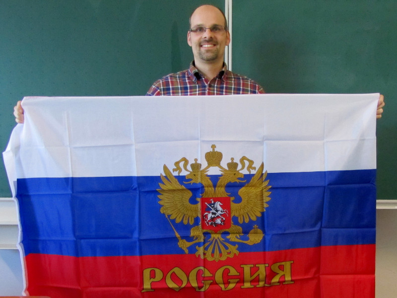 Russische Flagge Aschoff klein