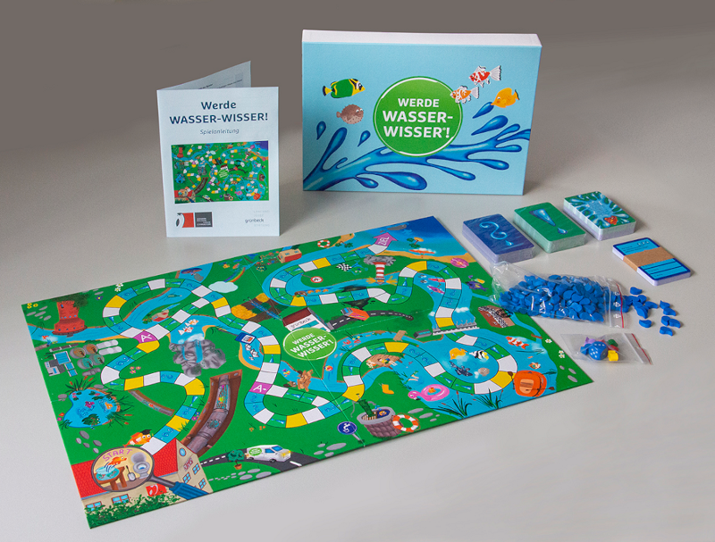 WASSER WISSER Spiel Aufbau web