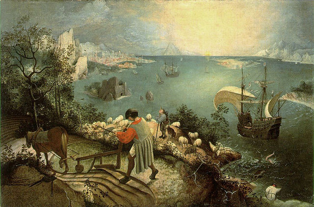 Bruegel Ikarus